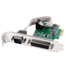 GEMBIRD PEX-COMLPT-01 COM serial port+LPT port PCI-Express add-on card, +extra low-profile bracket 19931