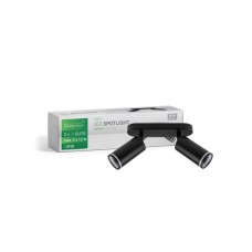 GREENTECH LED spot svetiljka 2x GU10 crna (NYXA-2) GREENTECH LED spot svetiljka 2x GU10 crna (NYXA-2)