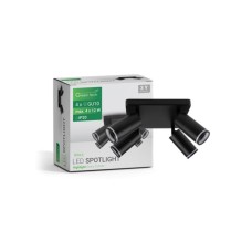 GREENTECH LED spot svetiljka 4x GU10 crna (NYXA-4) GREENTECH LED spot svetiljka 4x GU10 crna (NYXA-4)