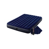 INTEX 64765 Intex Queen Klasik vazdušni krevet sa ručnom pumpom i jastucima 152x203x25cm