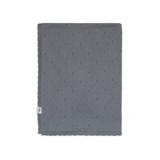 JOLLEIN Pointelle Storm Grey 75 x 100 cm Ćebe za krevetac (51067052)