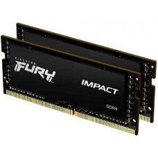 KINGSTON SODIMM DDR4 32GB (2x16GB kit) 3200MHz, FURY Impact Black (KF432S20IBK2/32)