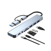 LINKOM USB+TIP C Hub 4xUSB 3.0+TIP C+SD/micro sd+ Audio LINKOM USB+TIP C Hub 4xUSB 3.0+TIP C+SD/micro sd+ Audio