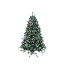 MILENIJUM Novogodišnja jelka snežna sa šišarkama 150cm 42/70674 MILENIJUM Novogodišnja jelka snežna sa šišarkama 150cm 42/70674