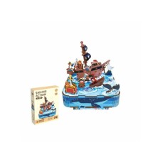 Milla Toys Drvene 3D muzičke puzzle Sailing Action 91/71767