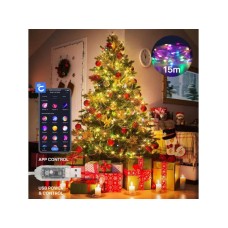 N/A Novogodisnji ukras LED lampice u boji (15m) Bluetooth kontrola putem mobilnog telefona
