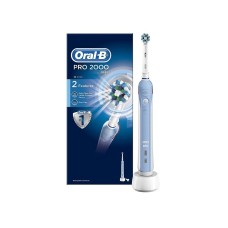 ORAL B POWER TOOTHBRUSH PRO 2000 CROSS ACTION BOX