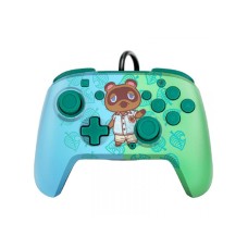 PDP Faceoff Deluxe+ Audio Wired Controller: Animal Crossing Tom Nook