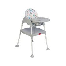 Playtime 614 Stolica za hranjenje 2u1 siva Playtime 614 Stolica za hranjenje 2u1 siva