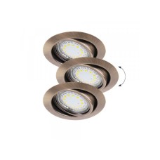 RABALUX 1051 Lite LED GU10 3x3W Ugradni spot