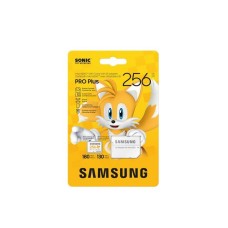 SAMSUNG MicroSDXC + SD adapter, 256GB, PRO Plus Sonic the Hedgehog (MB-MD256SA/LC1)