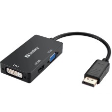 Sandberg Adapter DisplayPort - HDMI/DVI/VGA 509-11