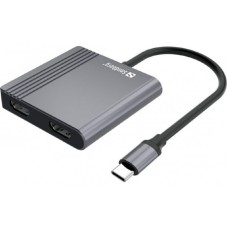 Sandberg USB-C Dock 2xHDMI+USB+PD 136-44 (30104)