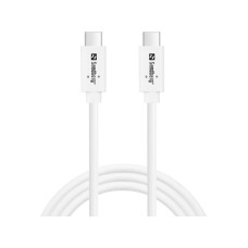 Sandberg USB-C na USB-C kabl, 100W PD, 1m, beli (136-53) Sandberg USB-C na USB-C kabl, 100W PD, 1m, beli (136-53)