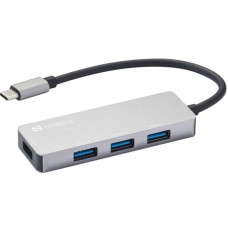 Sandberg USB HUB Sandberg 336-32 USB-C na 1xUSB3.0+3x2.0 USB Sandberg USB HUB Sandberg 336-32 USB-C na 1xUSB3.0+3x2.0 USB