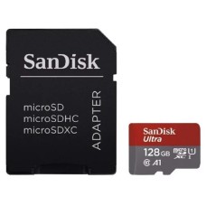 SANDISK SDHC 128GB micro 100MB/s40MB/s Class10 U3/V30+SD Adap.