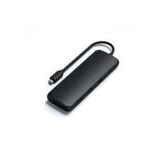 SATECHI Aluminium USB-C Hybrid Multiport adapter SSD Enclosure, HDMI 4K, 2 x USB-A 3.1 Gen 2 up to 10 Gbps-Black (ST-UCHSEK)