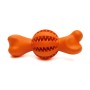 Savacoop Igračka za psa - gumena bombona za poslastice 7x18cm- narandžasta