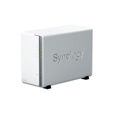 SYNOLOGY NAS DS223j, Tower, 2-bays 3.5 SATA HDD/SSD, CPU 4-core 1.7 GHz, 1 GB DDR4, LAN, USB