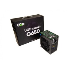 UGD Napajanje G650 650W UGD Power 12cm FAN, 20+4pin, 4+4pin, 4xSATA, 2xIDE, 2x6+2pin 80Plus, Black