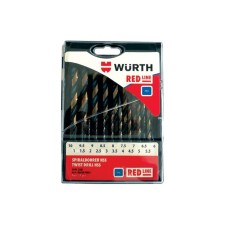 WURTH Set spiralnih RED LINE burgija HSS (1 - 10mm), 19kom