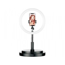 X WAVE LED Ring Stand Black