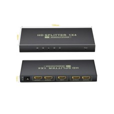 Xwave Xwave HDMI 2.0 Spliter 4Kx2K Active,1-in 4-out