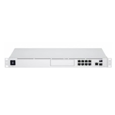 UBIQUITI 1U Rackmount 10Gbps UniFi Multi-Application System with 3.5'' HDD Expansion and 8Port Switch