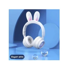 3G Bluetooth slusalice Bunny bele