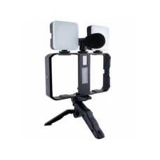 3G Mini tripod AY-49X-2 sa LED svetlima i mikrofonom crni