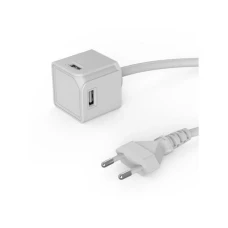 ALLOCACOC USB Powercube White 10464WT/EUEUMC, 1.5m ALLOCACOC USB Powercube White 10464WT/EUEUMC, 1.5m