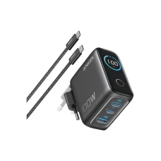ANKER 100W GaN zidni brzi punjač, 3-porta (2x USB-C i 1x USB-A) MOB03327