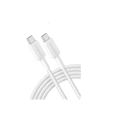 ANKER 322 USB tip-C na USB tip-C kabl M/M 1.8m, 60W, pleteni, beli ANKER 322 USB tip-C na USB tip-C kabl M/M 1.8m, 60W, pleteni, beli