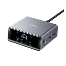 ANKER Prime 250W GaN stoni brzi punjač, 6-portova (4x USB-C, 2x USB-A) srebrni