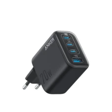 ANKER Zolo 70W 4-porta(3x USB-C i 1x USB-A) zidni punjač crni ANKER Zolo 70W 4-porta(3x USB-C i 1x USB-A) zidni punjač crni