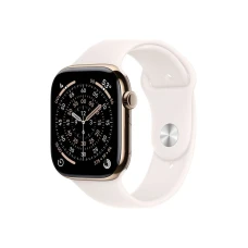 APPLE Watch S11 Cellular 46mm Gold Titanium Case with Light Blush Sport Band - S/M (mfd54rk/a) APPLE Watch S11 Cellular 46mm Gold Titanium Case with Light Blush Sport Band - S/M (mfd54rk/a)