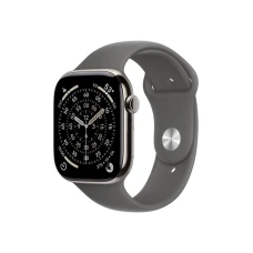 APPLE Watch S11 Cellular 46mm Natural Titanium Case with Stone Grey Sport Band - S/M (mfcw4rk/a) APPLE Watch S11 Cellular 46mm Natural Titanium Case with Stone Grey Sport Band - S/M (mfcw4rk/a)