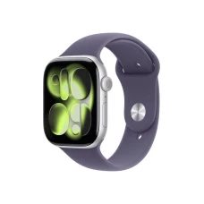 APPLE Watch S11 Cellular 46mm Silver Aluminium Case with Purple Fog Sport Band - S/M (mfcp4rk/a)