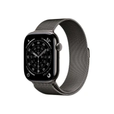 APPLE Watch S11 Cellular 46mm Slate Titanium Case with Slate Milanese Loop - S/M (mfd34rk/a)