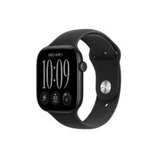 APPLE Watch Series 12 GPS 42mm Black Aluminium Case with Black Sport Band - M/L (MJEC4WF/A) APPLE Watch Series 12 GPS 42mm Black Aluminium Case with Black Sport Band - M/L (MJEC4WF/A)