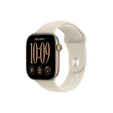 APPLE Watch Series 12 GPS 46mm Light Gold Aluminium Case with Sand Sport Band - S/M (MJEN4WF/A) APPLE Watch Series 12 GPS 46mm Light Gold Aluminium Case with Sand Sport Band - S/M (MJEN4WF/A)