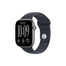 APPLE Watch Series 12 GPS 46mm Space Grey Aluminium Case with Navy Blue Sport Band - M/L (MJEJ4WF/A) APPLE Watch Series 12 GPS 46mm Space Grey Aluminium Case with Navy Blue Sport Band - M/L (MJEJ4WF/A)