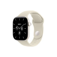 APPLE Watch Series 12 GPS + Cellular 42mm Pearl White Ceramic Case with Sand Sport Band - S/M (MJGW4WF/A) APPLE Watch Series 12 GPS + Cellular 42mm Pearl White Ceramic Case with Sand Sport Band - S/M (MJGW4WF/A)