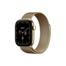 APPLE Watch Series 12 GPS + Cellular 42mm Radiant Gold Titanium Case with Radiant Gold Milanese Loop (MJGL4WF/A) APPLE Watch Series 12 GPS + Cellular 42mm Radiant Gold Titanium Case with Radiant Gold Milanese Loop (MJGL4WF/A)