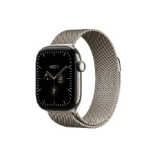 APPLE Watch Series 12 GPS + Cellular 46mm Natural Titanium Case with Natural Milanese Loop - S/M (MJGP4WF/A) APPLE Watch Series 12 GPS + Cellular 46mm Natural Titanium Case with Natural Milanese Loop - S/M (MJGP4WF/A)