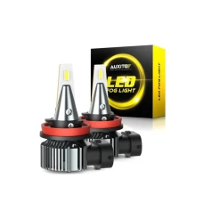 AUXITO LED Maglenke H11H8H16 – 6000 Lum Belo Svetlo H8-I9-W2 (PAR)