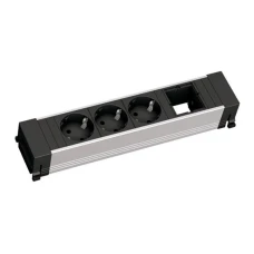 BACHMANN CONFEREN/TOP FRAME napojni modul 3x šuko+1x prazno mesto