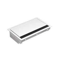 BACHMANN CONI modularna ugradna kutija, kraca, 3 mesta, bela