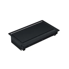 BACHMANN CONI modularna ugradna kutija, kraca, 3 mesta, crna