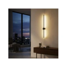 BBLINK Crna zidna LED lampa 12W 3000K IP20